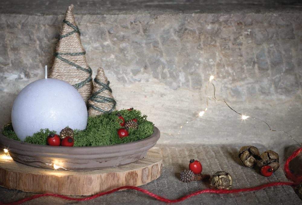 Centrotavola per le feste di Natale
