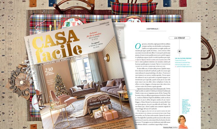 CasaFacile di dicembre 2019: l’editoriale del direttore