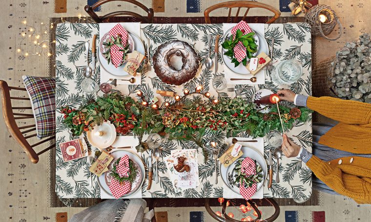 Natale: mise en place in stile nordico