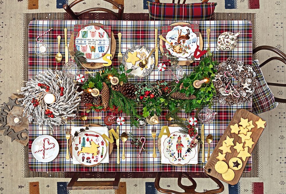 Natale: mise en place in stile country-folk