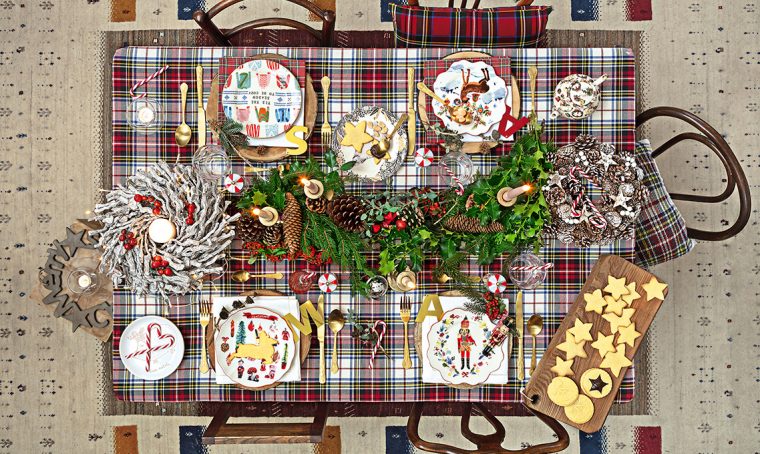 Natale: mise en place in stile country-folk
