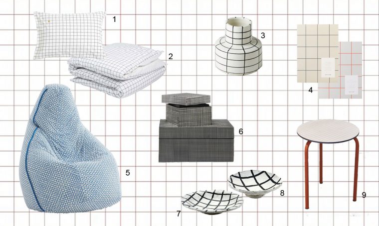 Trend: il minimalismo del grid pattern, il motivo a griglia