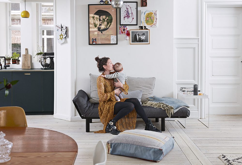 Atmosfera avvolgente per l’appartamento in stile scandinavo