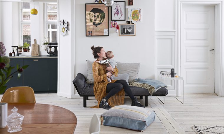 Atmosfera avvolgente per l’appartamento in stile scandinavo