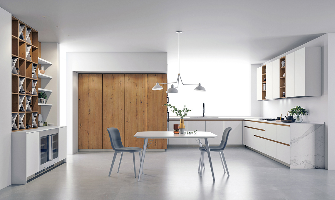 Cucina: le colonne multifunzione