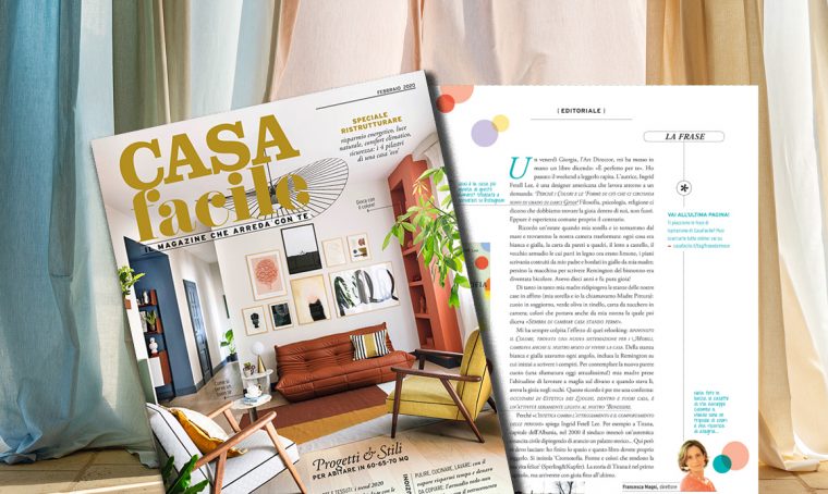 CasaFacile di febbraio 2020: l’editoriale del direttore