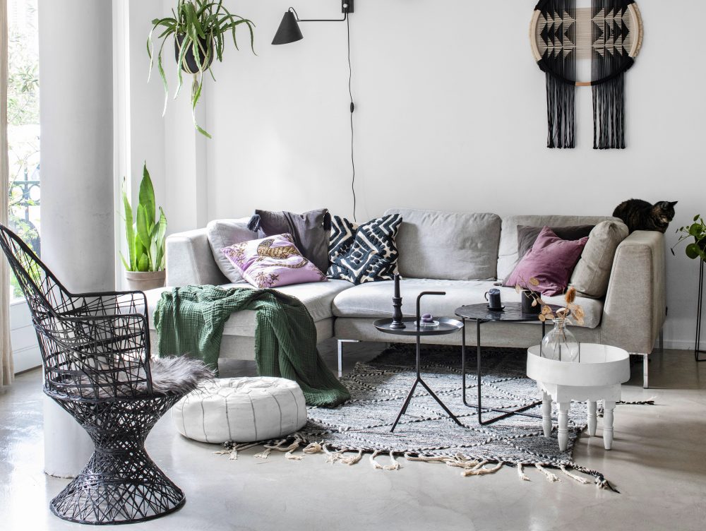 Una casa in stile nordico ed etnico con tanti progetti fai-da-te