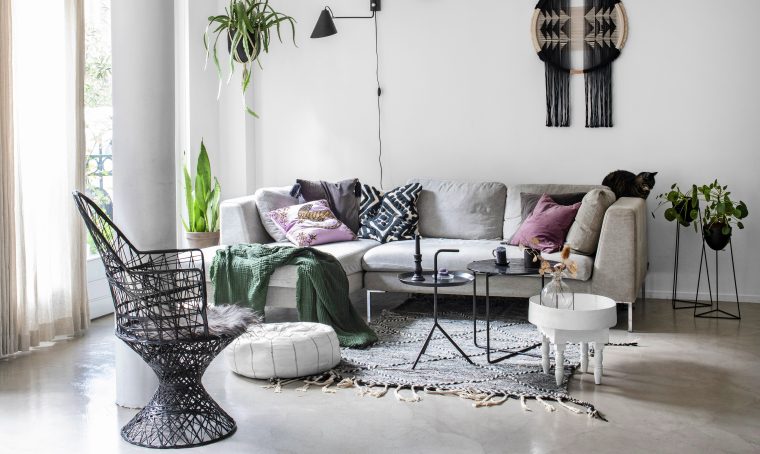 Una casa in stile nordico ed etnico con tanti progetti fai-da-te