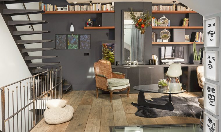Arredare il living in stile urban-green