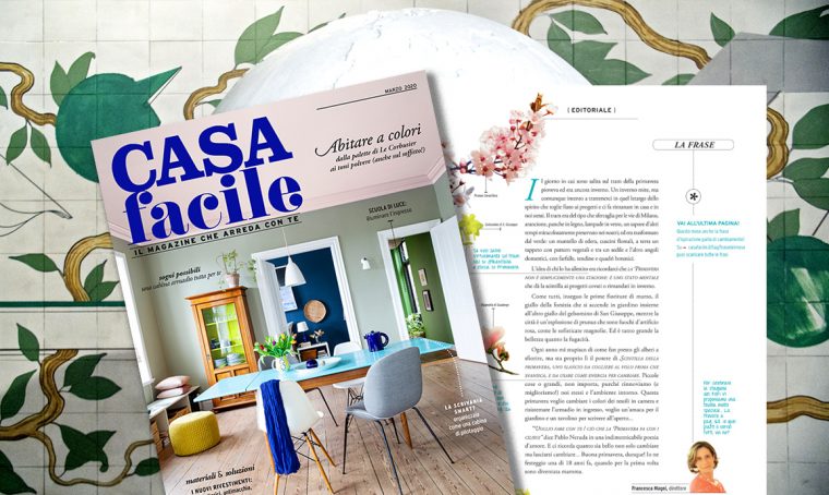 CasaFacile di marzo 2020: l’editoriale del direttore