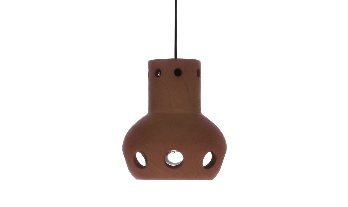 Lampada in terracotta