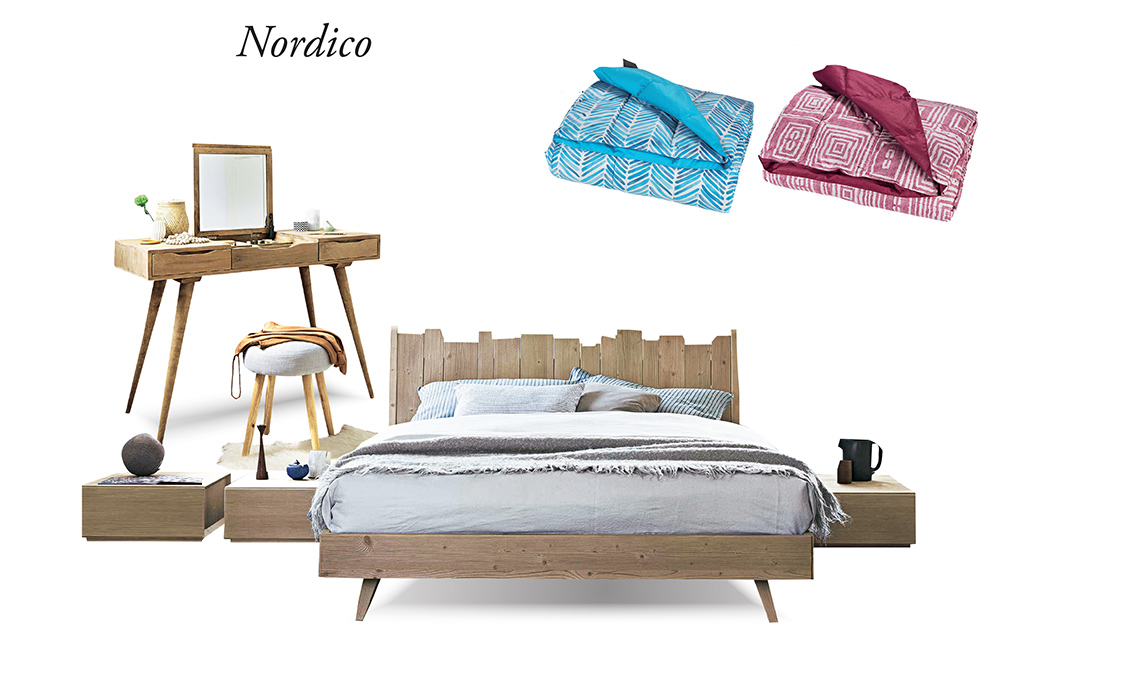 letti e tessili per la camera da letto