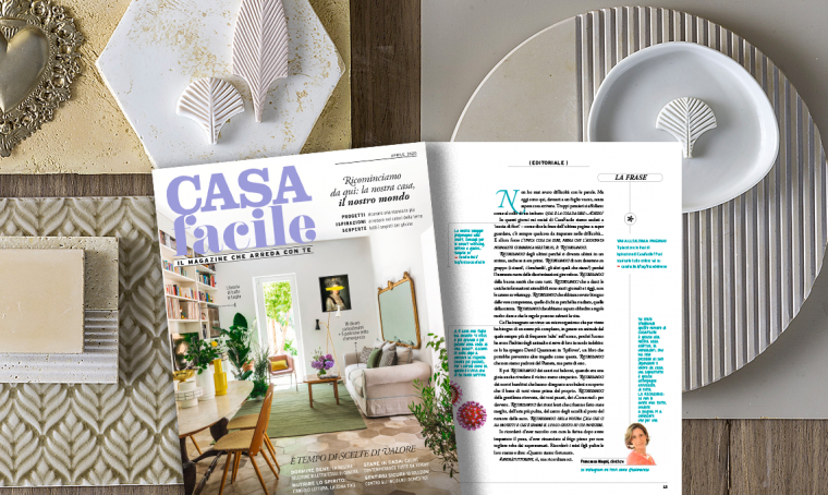 CasaFacile di aprile 2020: l’editoriale del direttore