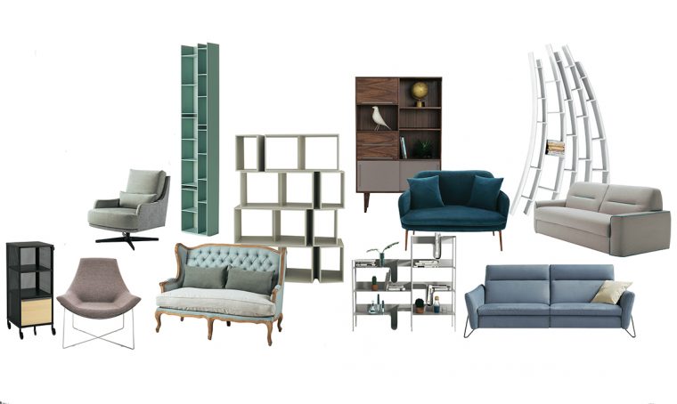 Zona relax: come abbinare sedute e librerie