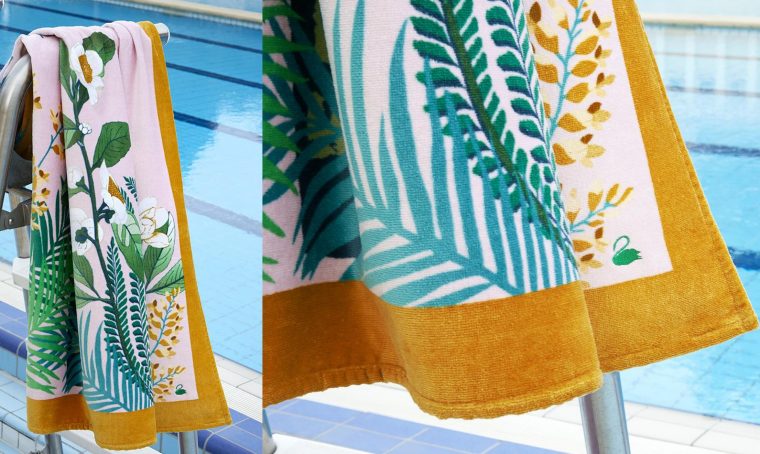 25 teli mare super colorati con illustrazioni e pattern