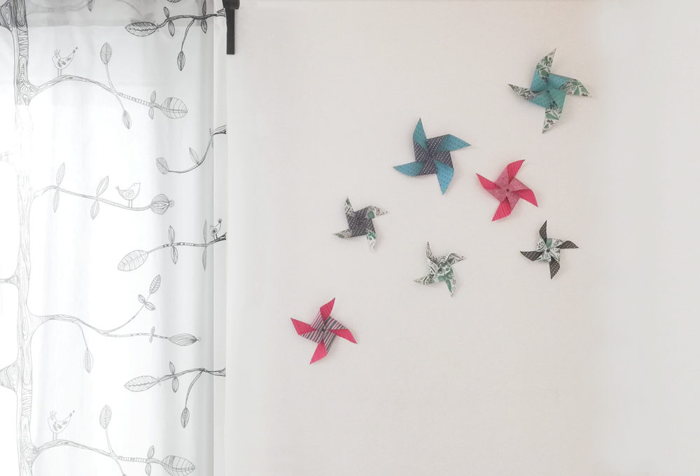 Decorare con le girandole di carta