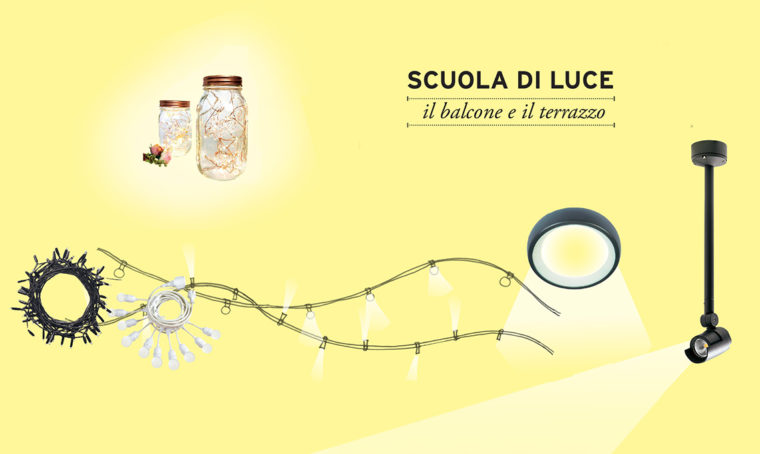 Scuola di luce: illuminare il balcone e il terrazzo