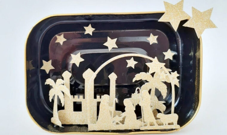 Come realizzare il presepe dentro una scatola di sardine