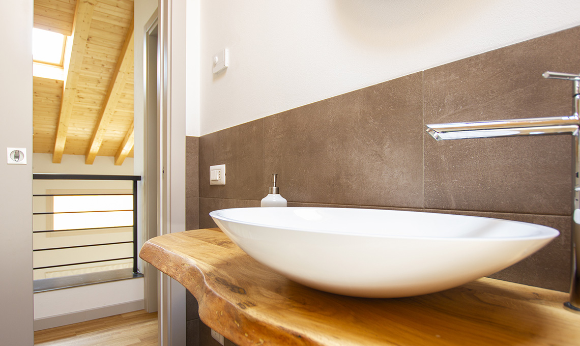 bagno mansardato
