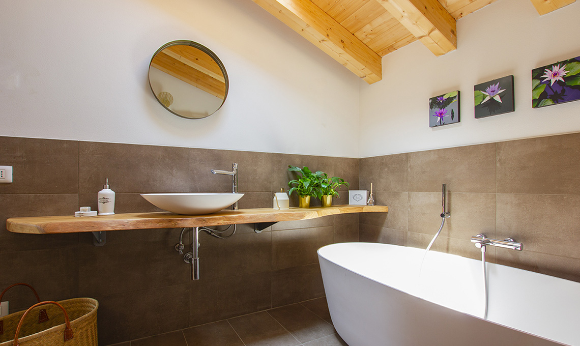 bagno mansardato