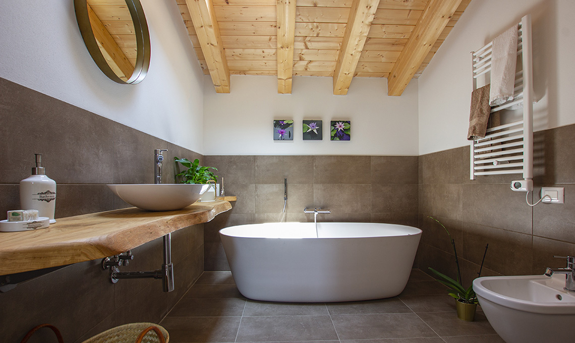 bagno mansardato