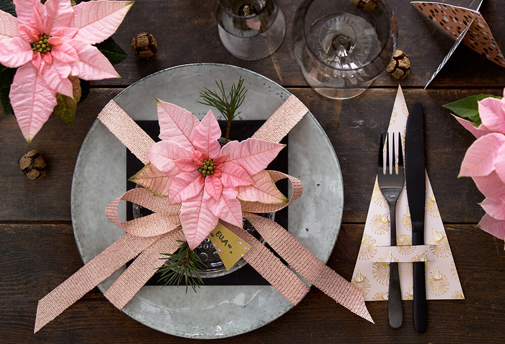 Crea alberelli decorativi per la tavola di Natale