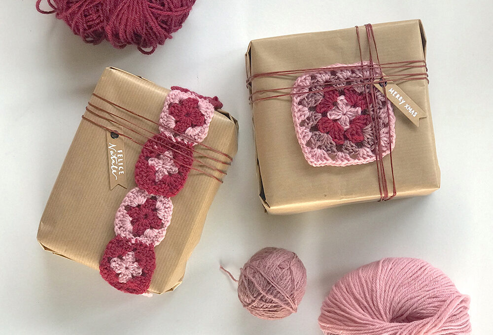 Realizza i pacchetti regalo con i ‘granny square’