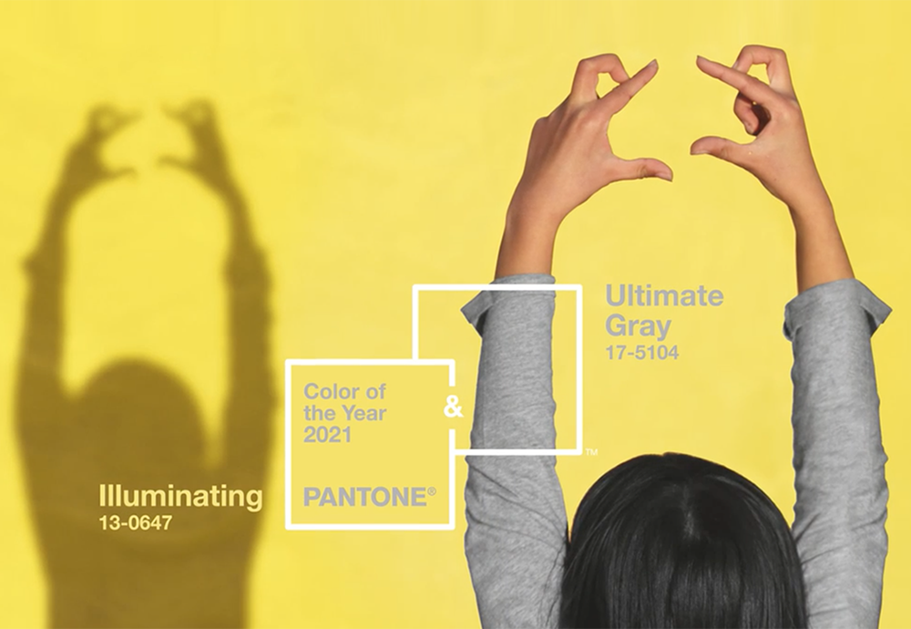 Giallo Illuminating e Ultimate Gray sono i colori dell’anno 2021 secondo Pantone