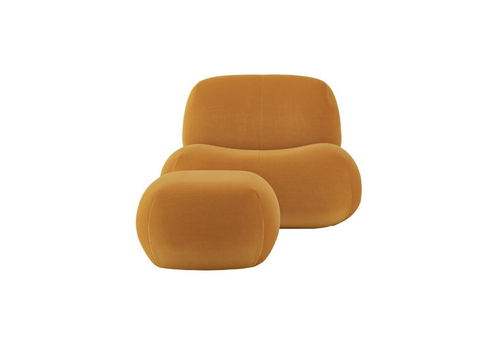 Poltrone avvolgenti e dalle forme arrotondate