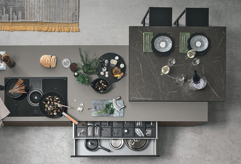 Cucina: ordine e funzionalità con i sistemi a scomparsa