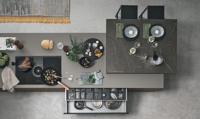 Cucina: ordine e funzionalità con i sistemi a scomparsa