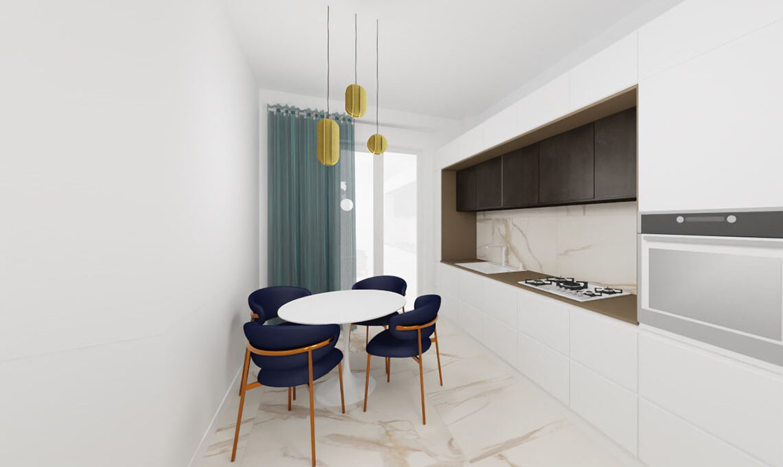 cucina incorniciata
