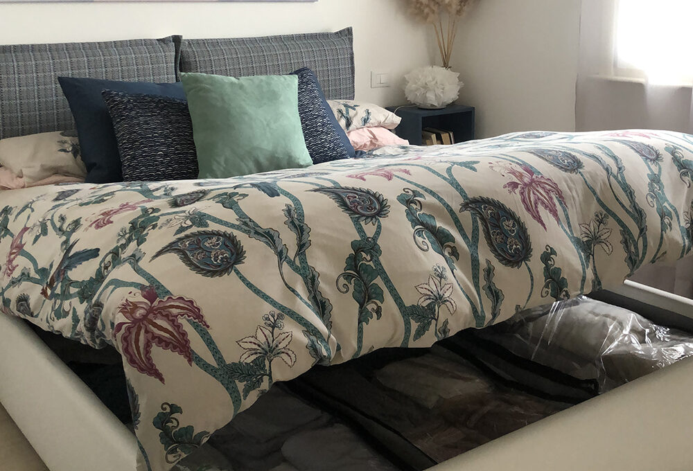 Mettere in ordine nel letto contenitore