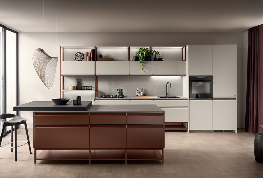 Total look: una cucina abbinata alla zona giorno