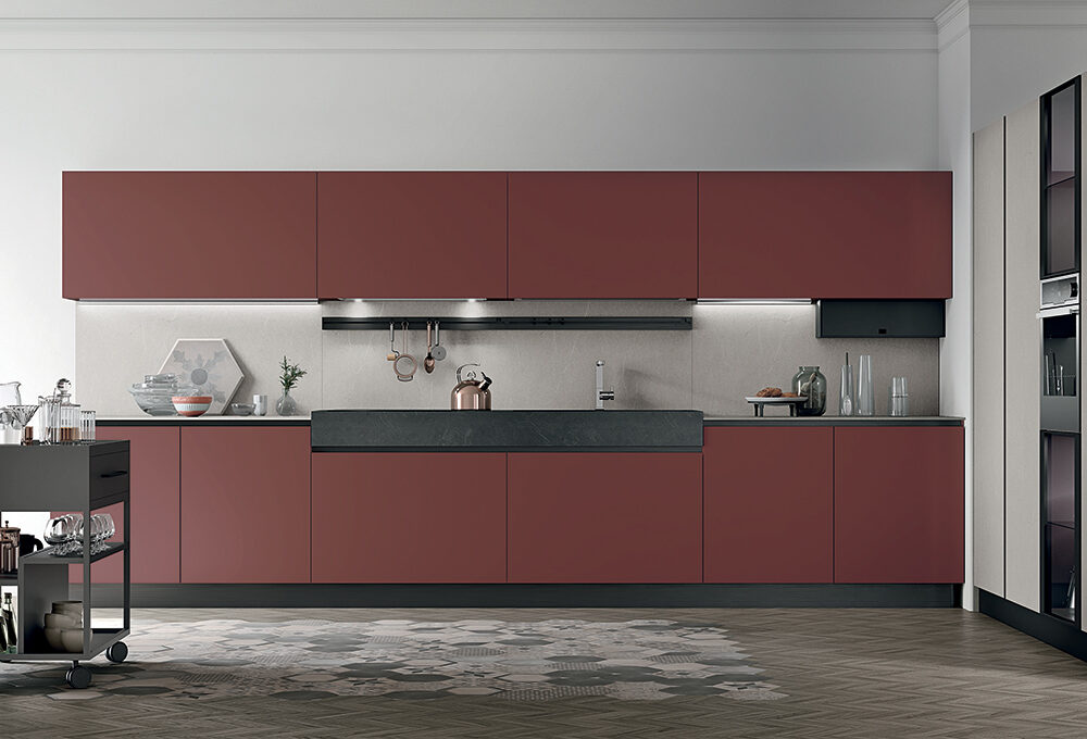 La cucina elegante e funzionale