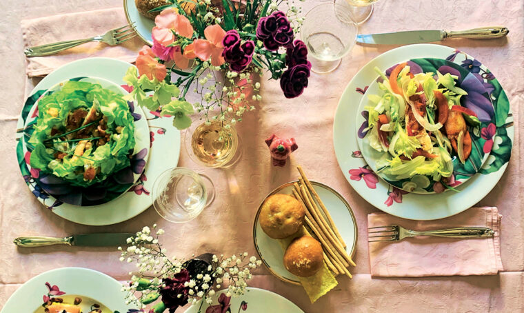 Think pink: il rosa ispira la mise en place