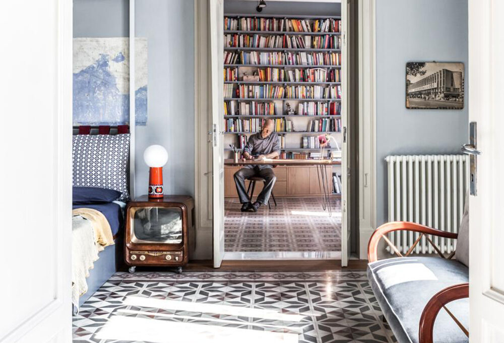 Arredare la zona studio con arredi dal gusto vintage