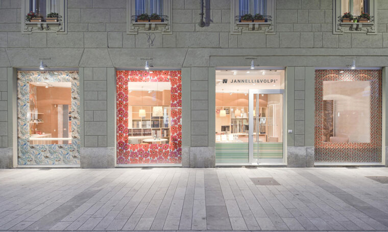 Jannelli&Volpi sbarca in Corso Garibaldi 81 con quattro grandi vetrine