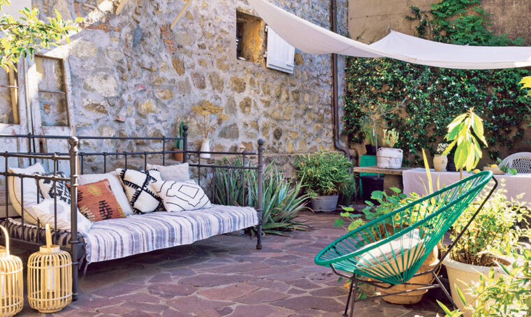 Arreda gli spazi all’aperto in stile shabby