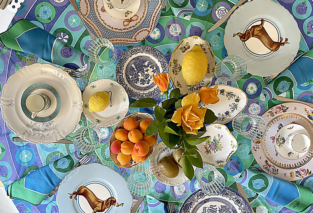 Tovaglia pareo per la tavola di Ferragosto