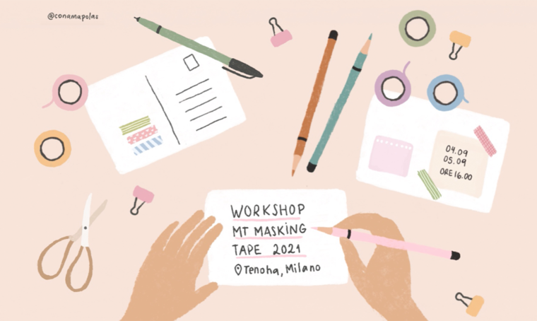 Workshop creativi per tutti gli amanti dei washi tape