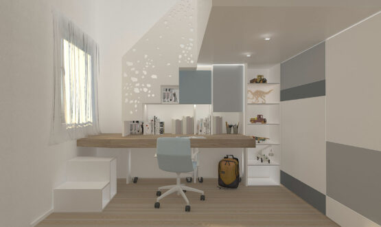 Lo studio sul soppalco