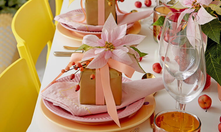 Natale: come realizzare il cadeaux segnaposto con le Stelle di Natale