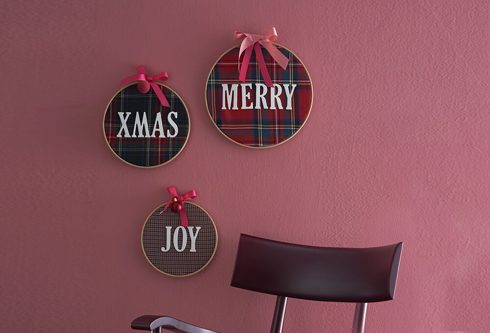 Natale: realizza i telaietti Tartan