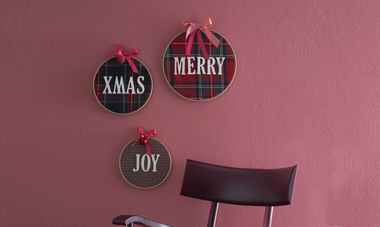 Natale: realizza i telaietti Tartan