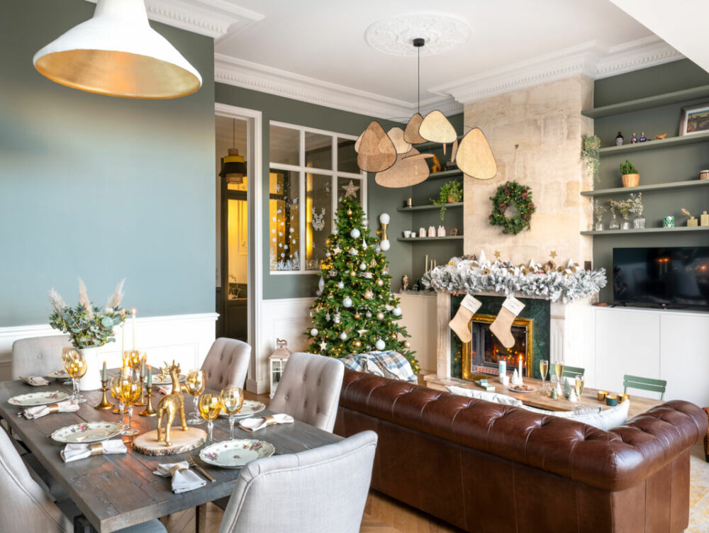 Stile francese per un verde Natale