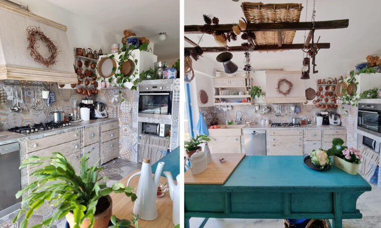 Una casa amorevolmente ristrutturata e arredata fai da te