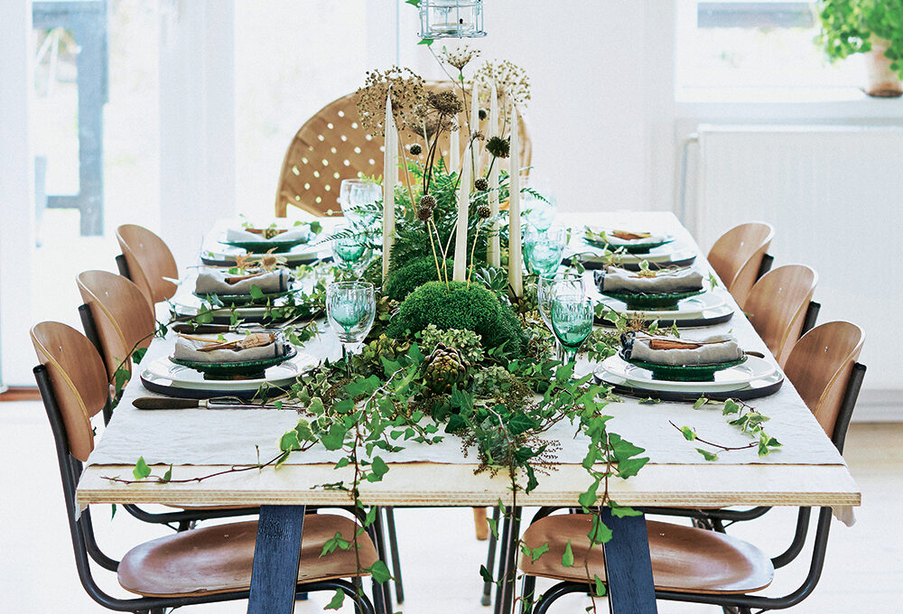 Mise en place: come realizzare il runner vegetale