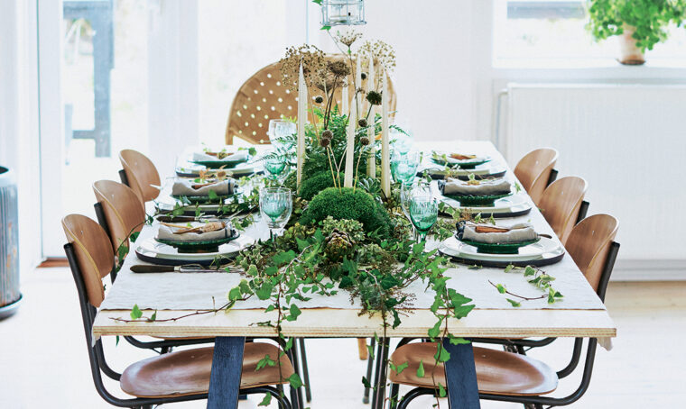 Mise en place: come realizzare il runner vegetale