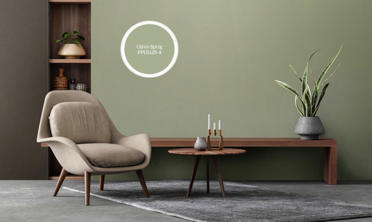 Il colore che verrà nel 2022: Olive sprig di Sigma Coatings